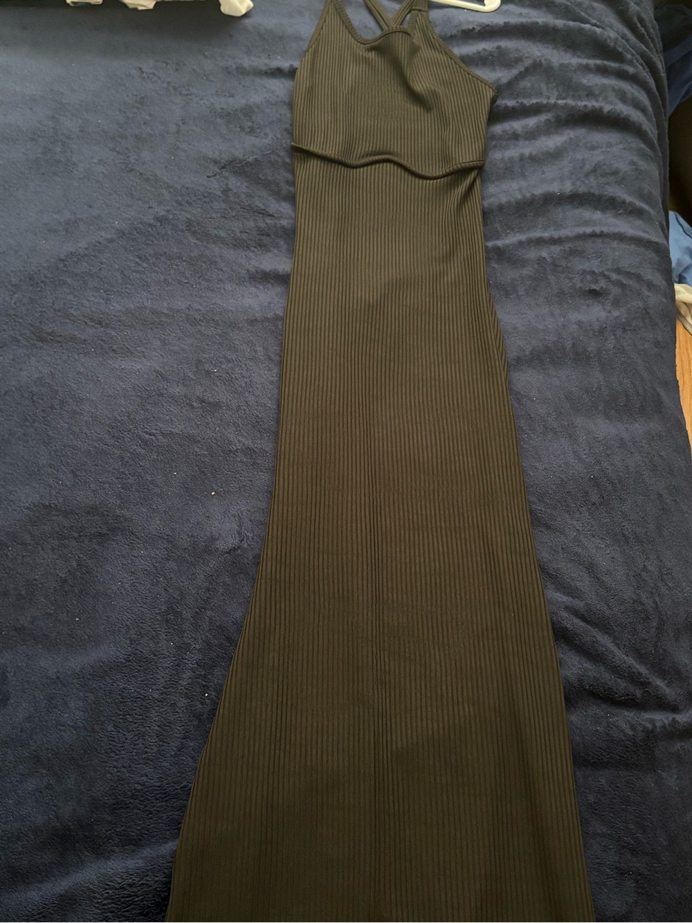 Black Dress with back out.